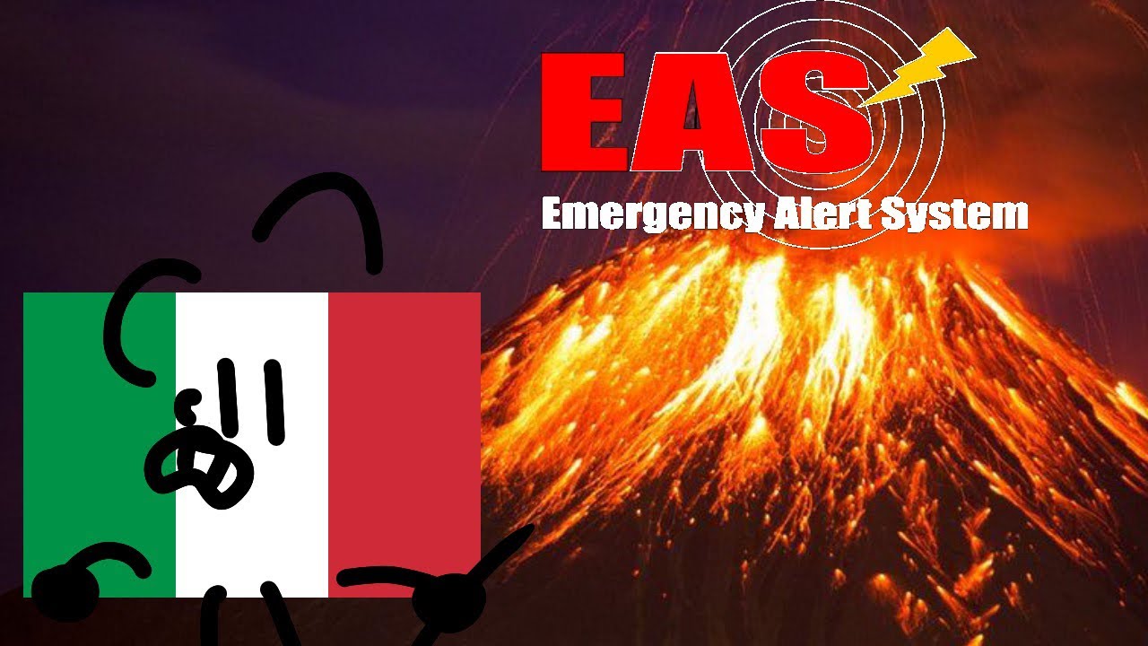 🇮🇹[EAS] - Italy Volcano emergency alert (Fake/Mock) (Falso allarme)