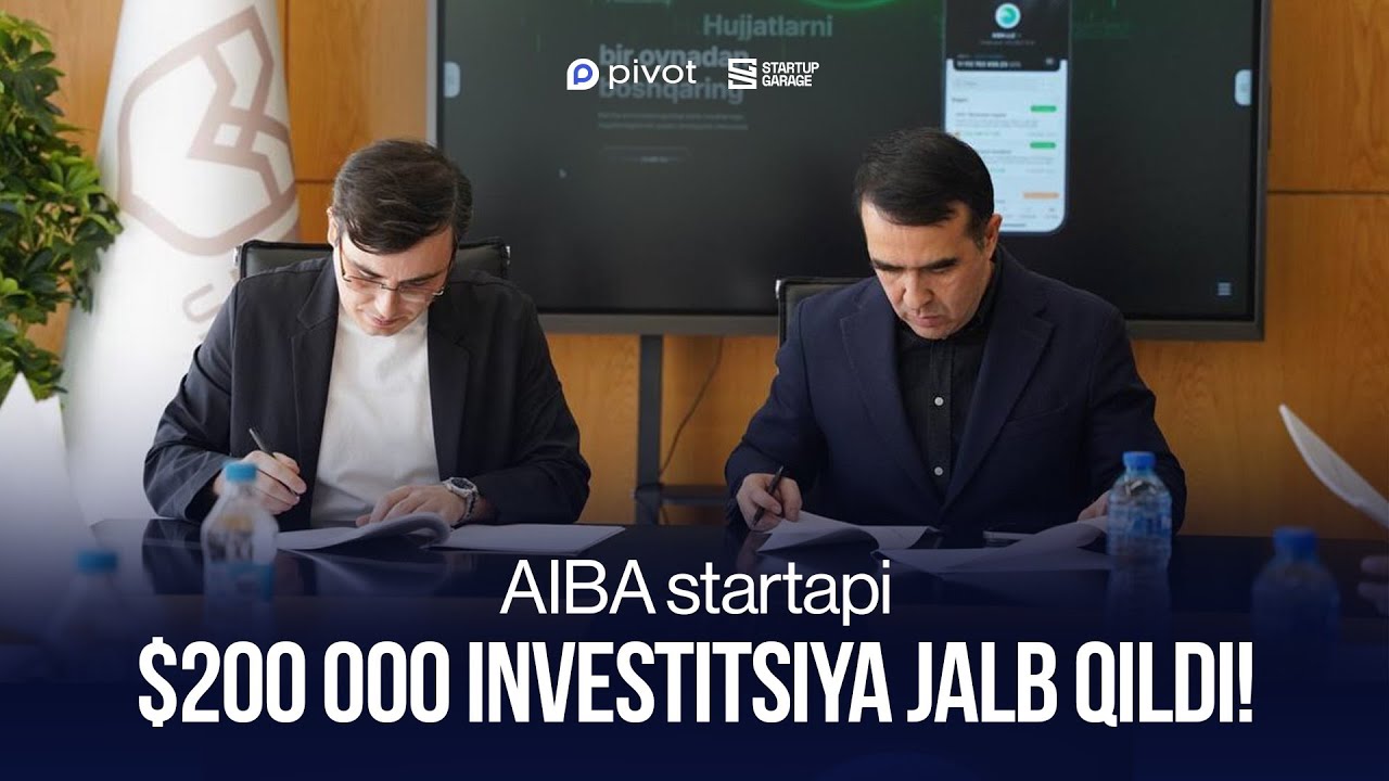AIBA startapi $200 000 investitsiya jalb qildi!