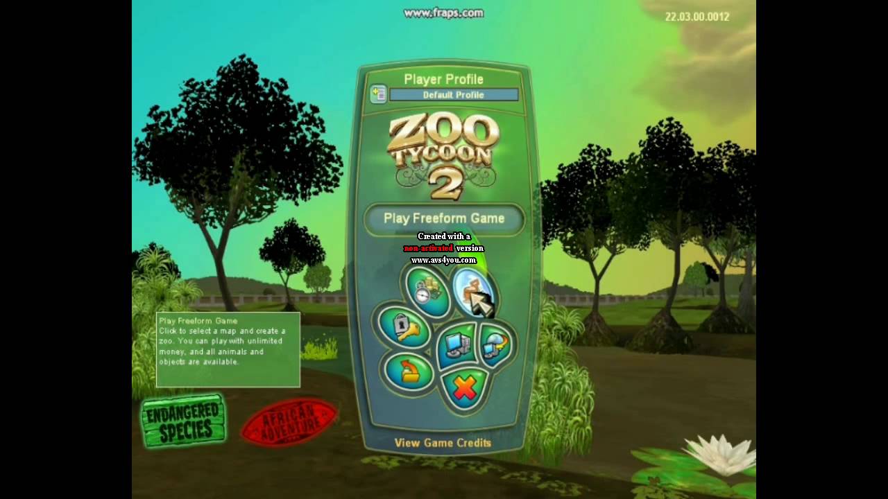 Zoo Tycoon 2 | Tutorial | jeep station