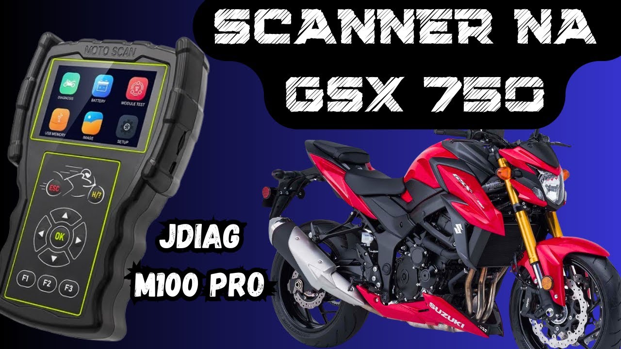 Scanner JDIAG M100 Pro na Suzuki gsx 750