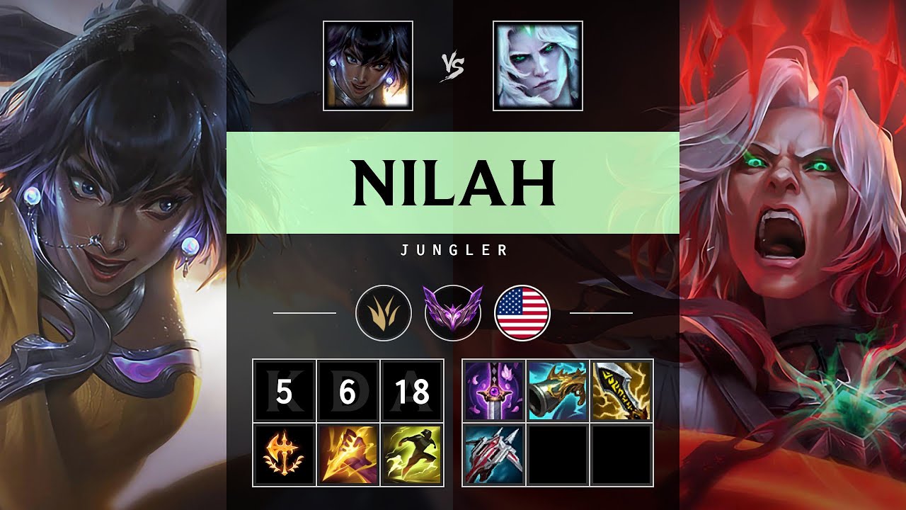 Nilah Jungle vs Viego - NA Master Patch 25.10