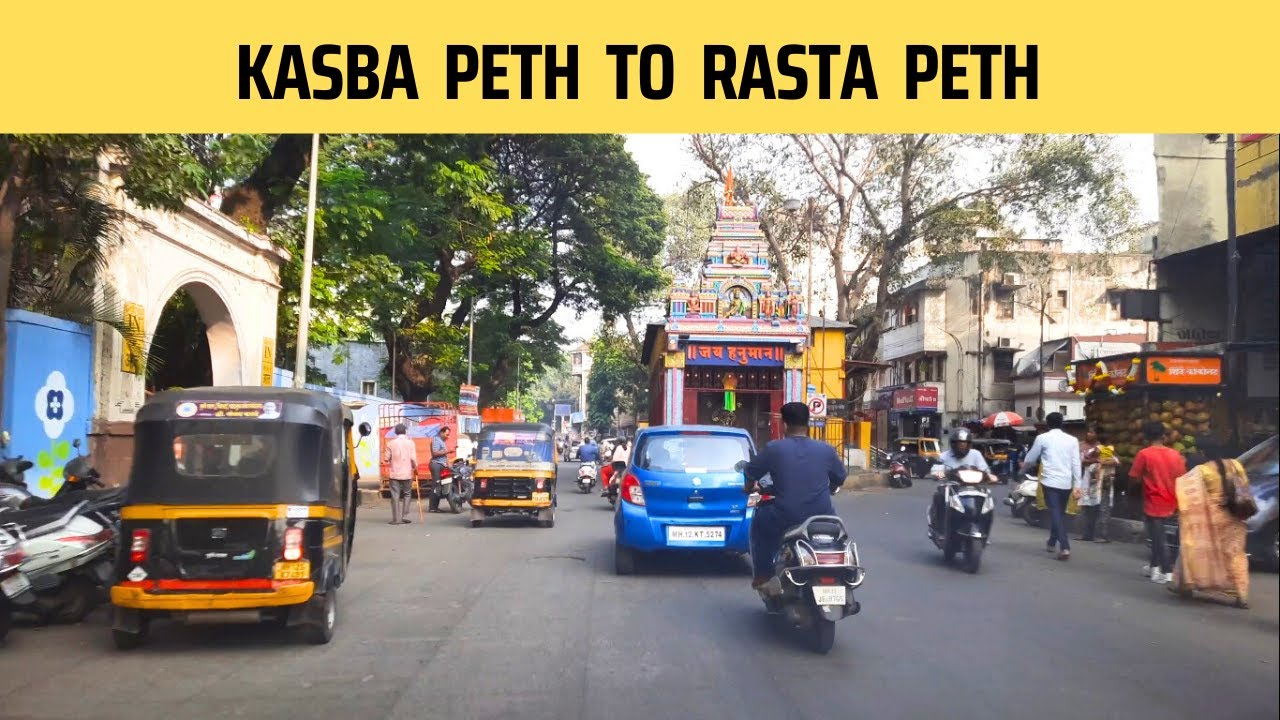 Time-Lapse 127 I Drive from Kasba Peth to Rasta Peth I Pune I 2024