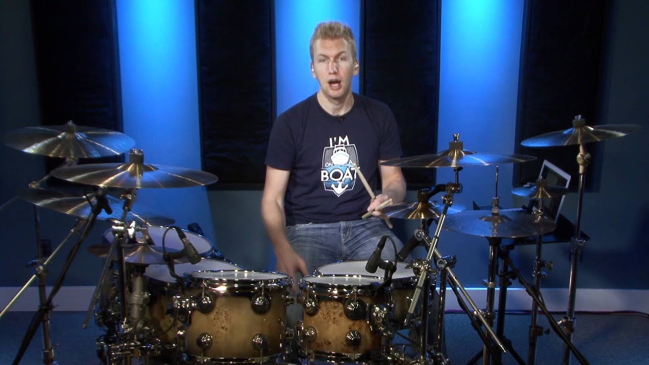 Beginner 16th Note Linear Drum Fills - Drum Lesson (DRUMEO)