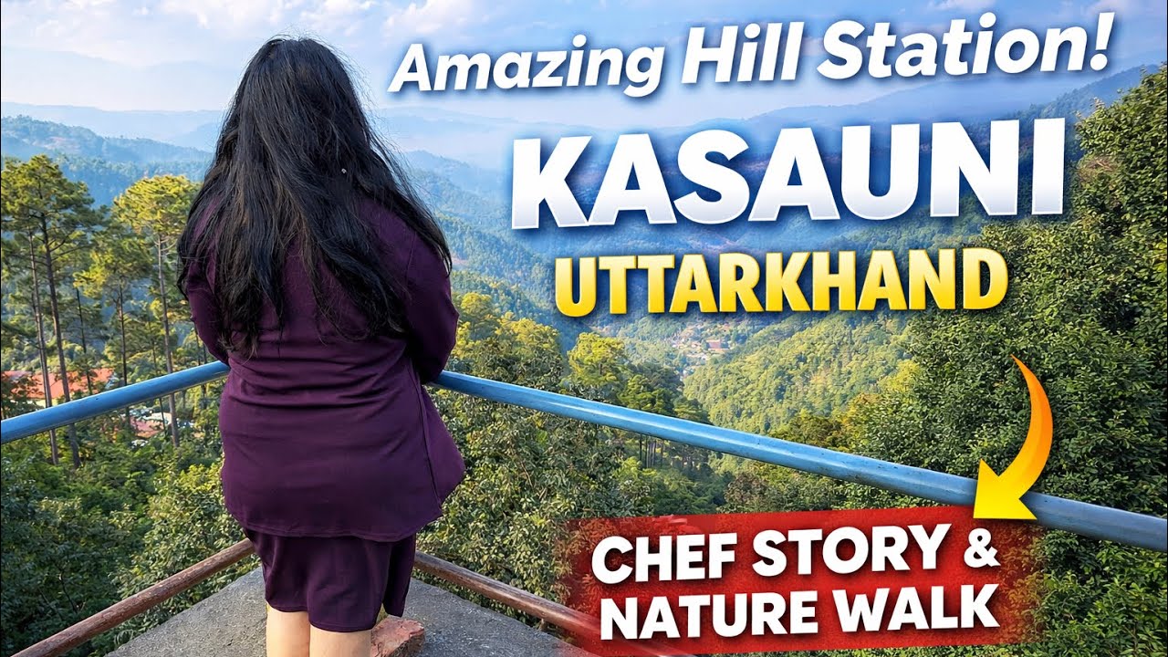 This Peaceful Hill Station Stole Our Hearts 💚 | Kasauni Part 1 | Resort Life & Nature Walk #vlog