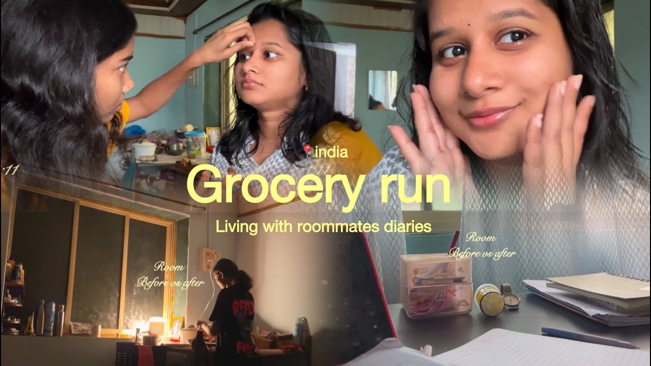 How I manage living alone 🛒🏡 | Small grocery run + cleaning my space + mini vlog