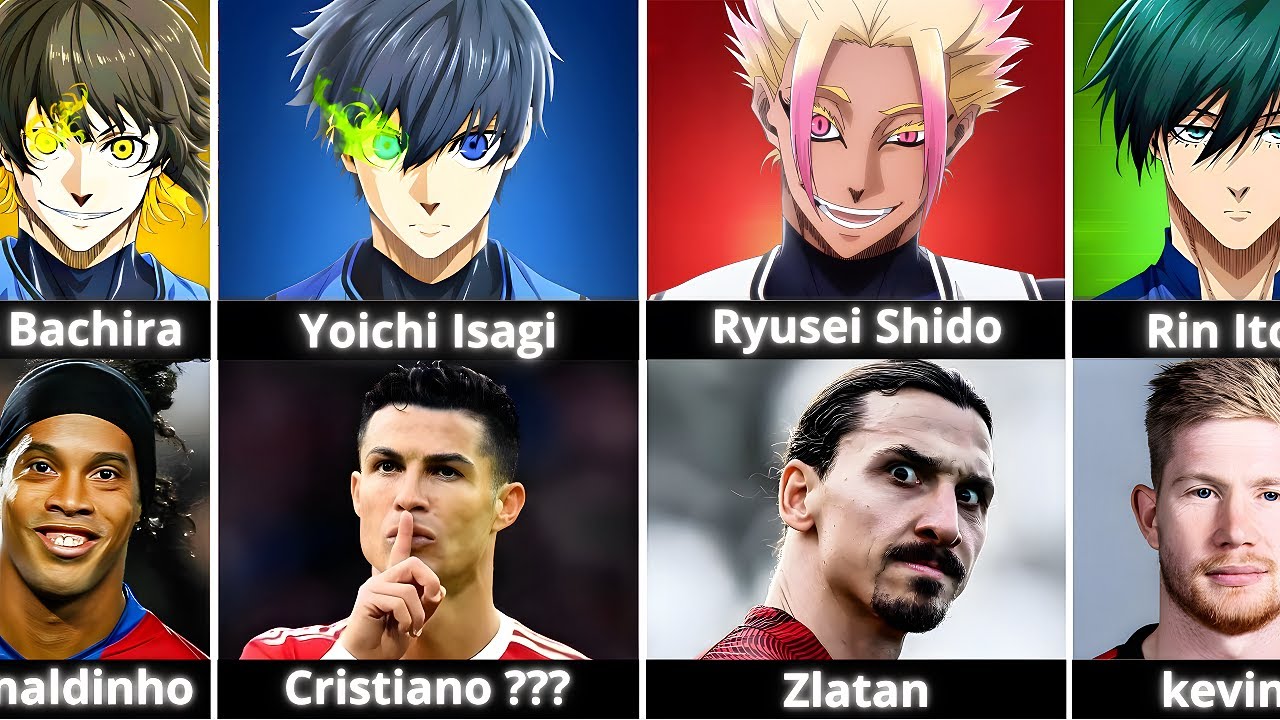 Every Blue Lock Character and Their Real Life Version
