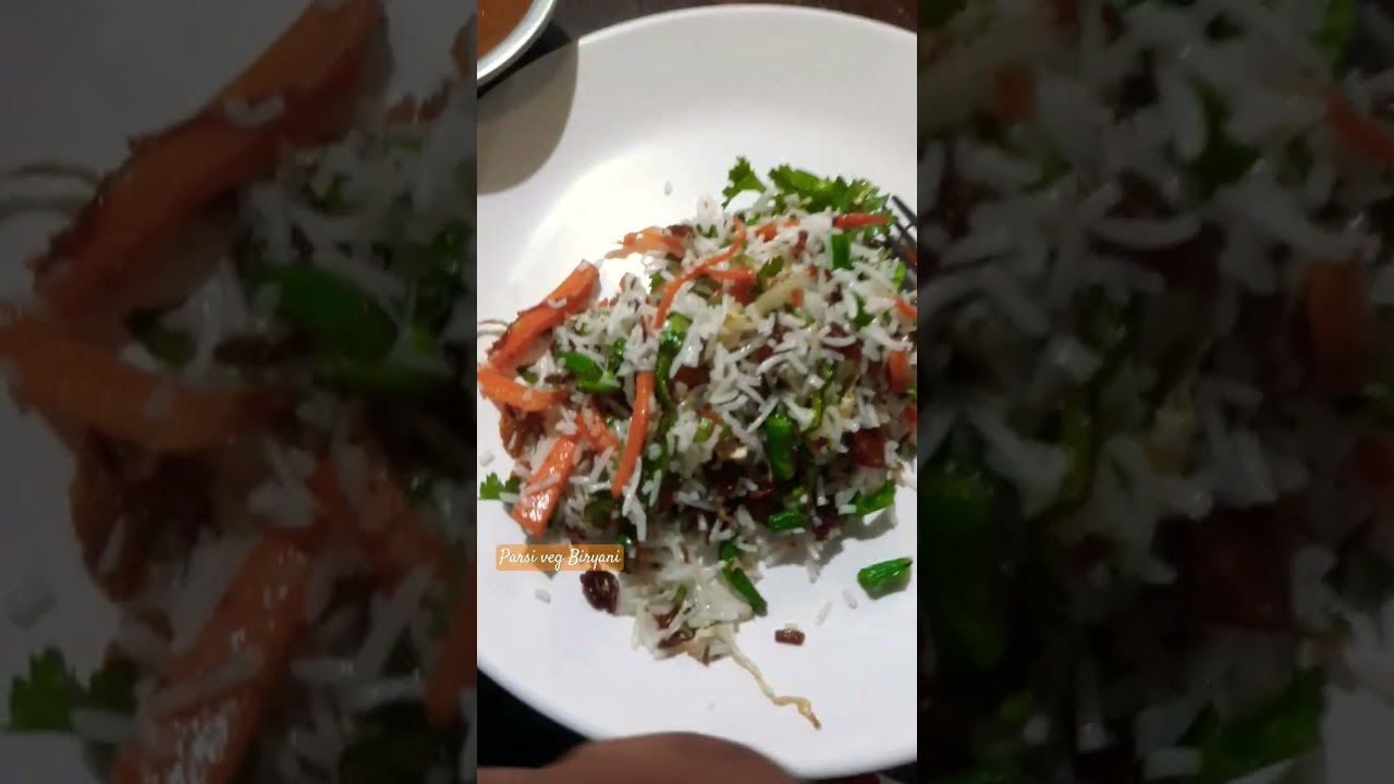 Parsi Food Veg Biryani #streetfood #parsifood #food