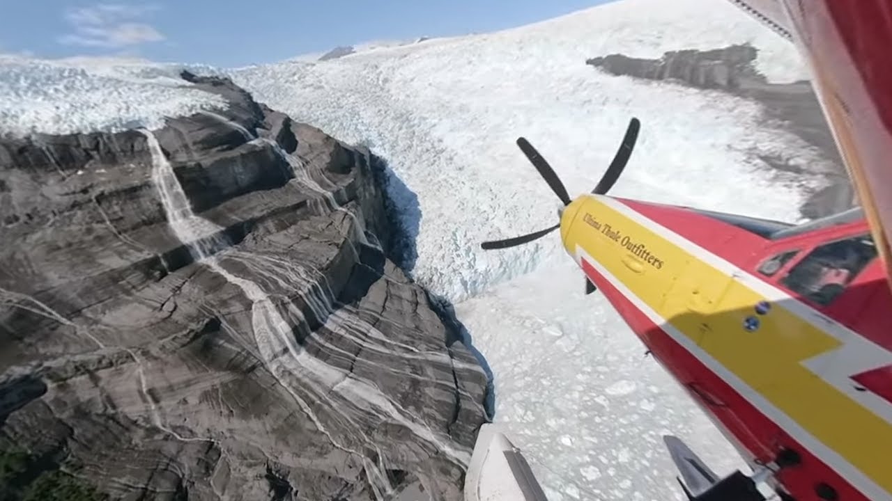 Fly Above Alaskan Glaciers in 360