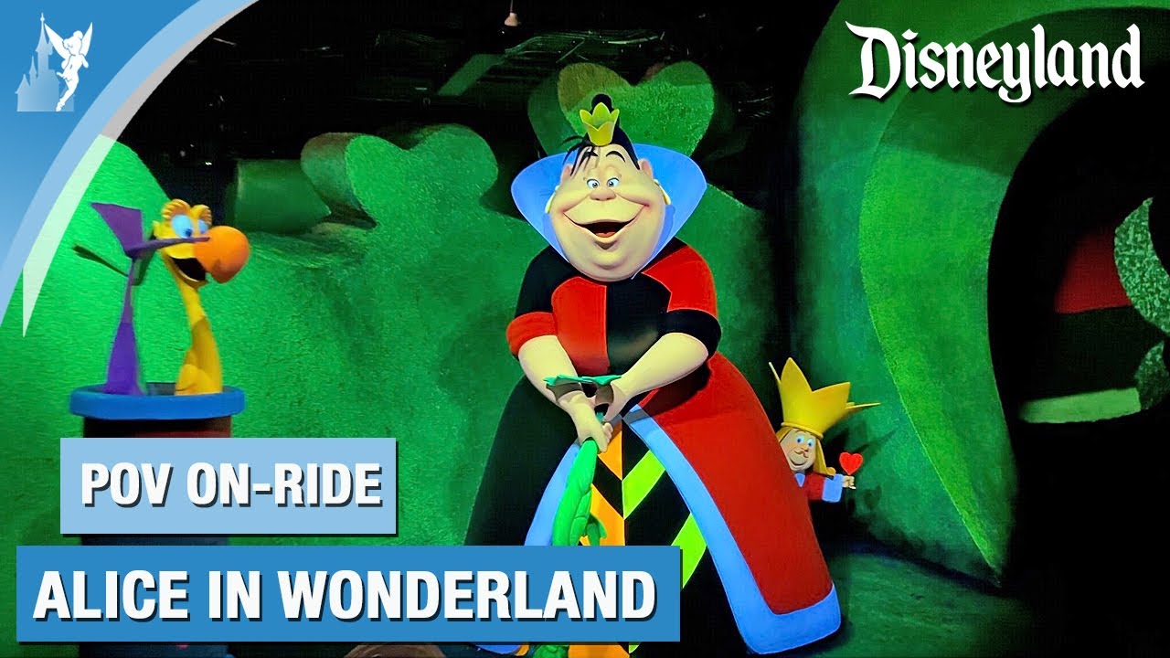 🇺🇸 POV On Ride Alice in Wonderland ride at Disneyland 2025