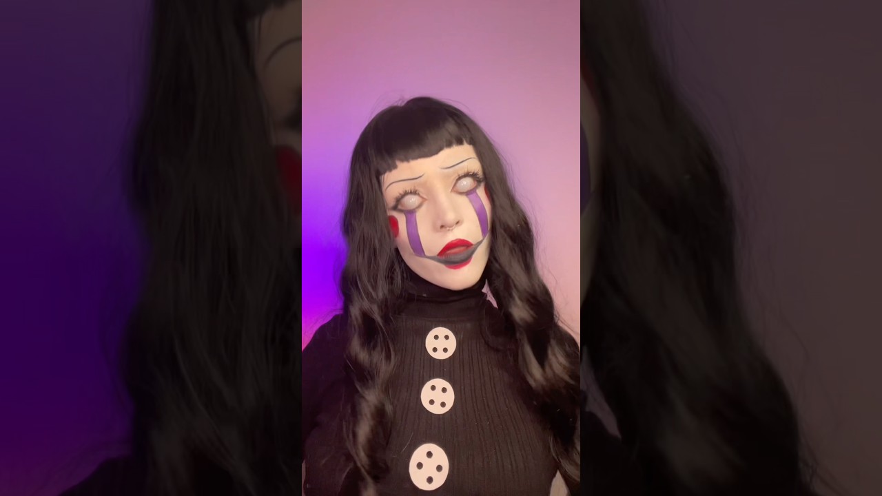 FNAF Ballora, Funtime Foxy, Puppet Cosplay #creativemakeup #fnaf #fnafcosplay #makeup #hannahjoy