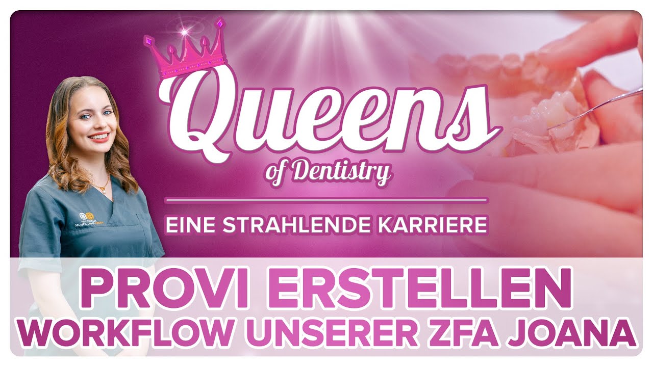 Provisorium für Kronen und Brücken erstellen: Live Workflow und Tipps von ZFA Joana
