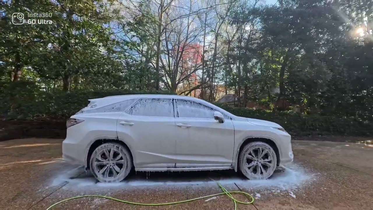 POV Lexus RX350L Car Wash Before the Holidays