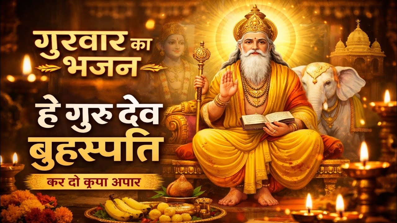 गुरुवार का भजन | हे गुरु देव बृहस्पति | Guru Brihaspati Bhajan | Thursday Special Bhajan #brihaspati