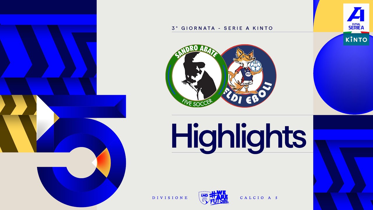 Sandro Abate-Feldi Eboli 3-4 | Gol e highlights | 3&ordf; giornata | Serie A KINTO 2025/2026