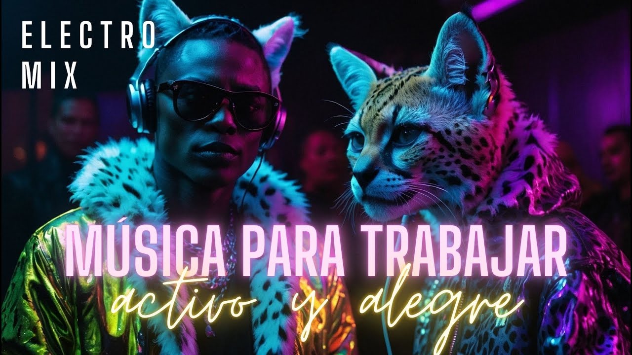 Musica Electro para Trabajar Activo y Alegre - Mix Alegre para Levantar el Animo