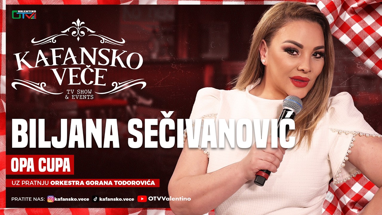 BILJANA SECIVANOVIC - OPA CUPA | UZIVO | ORK. GORAN TODOROVIC | 2026 | KAFANSKO VECE
