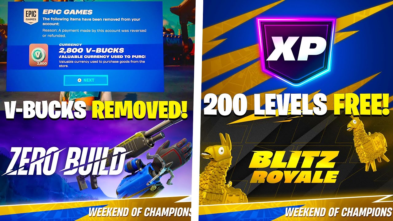 Fortnite Players are LOSING V-Bucks&hellip; + Free 200 Level XP Today!