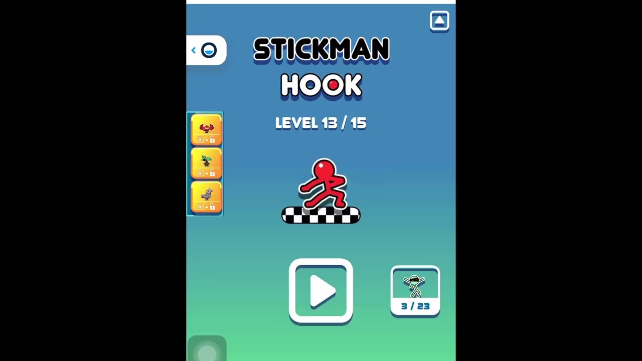 Stickman Hook｜火柴人擺盪遊戲｜遊戲分享｜game play｜online free game