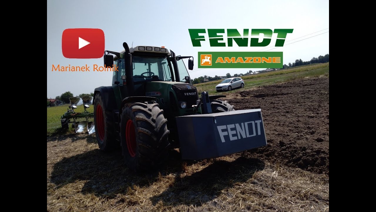 Pokazy polowe pług&oacute;w amazone ☆ Fendt 820 vario, Fendt 309 ☆