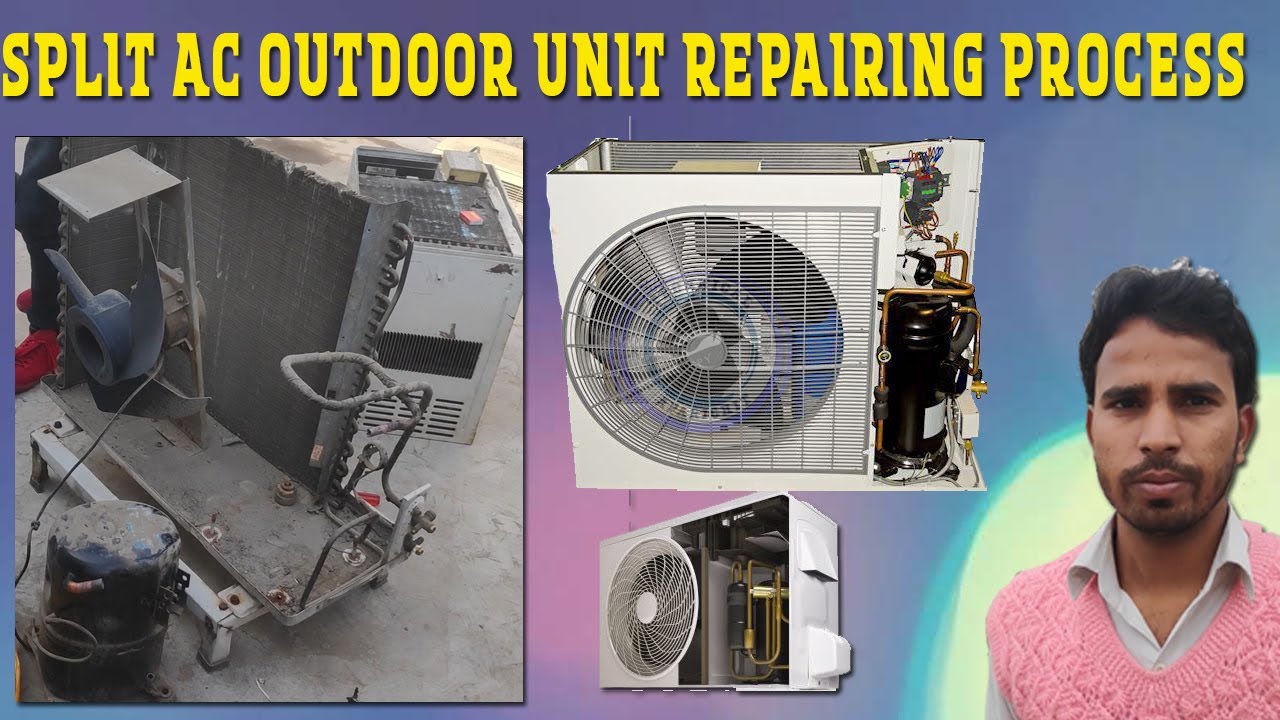 Split AC Outdoor unit  full Repairing