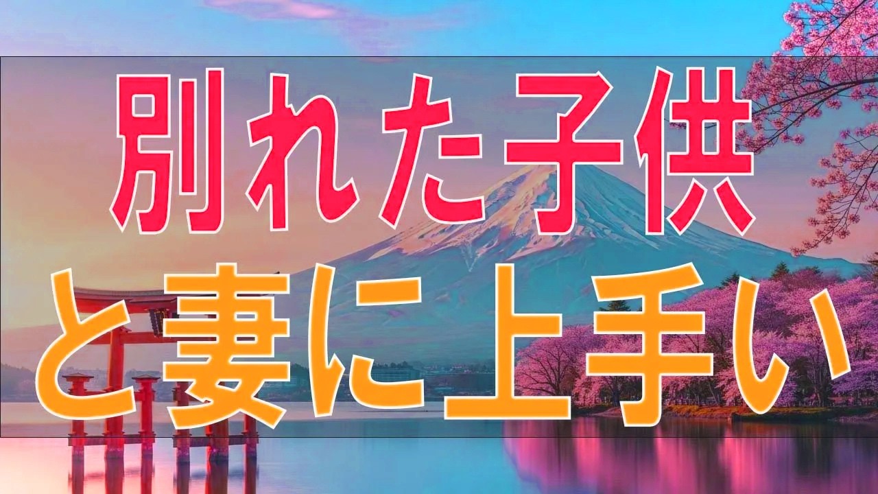 【テレフォン人生相談】離婚2回!別れた子供と妻に上手い財産分与計画する56才男性!