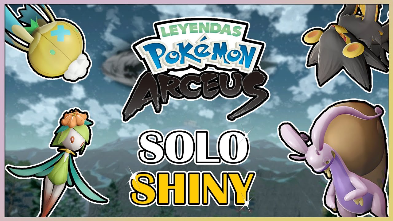 ✨ [RETO POK&Eacute;MON] &iquest;ME PUEDO PASAR LEYENDAS POK&Eacute;MON ARCEUS SOLO CON POK&Eacute;MON SHINY?