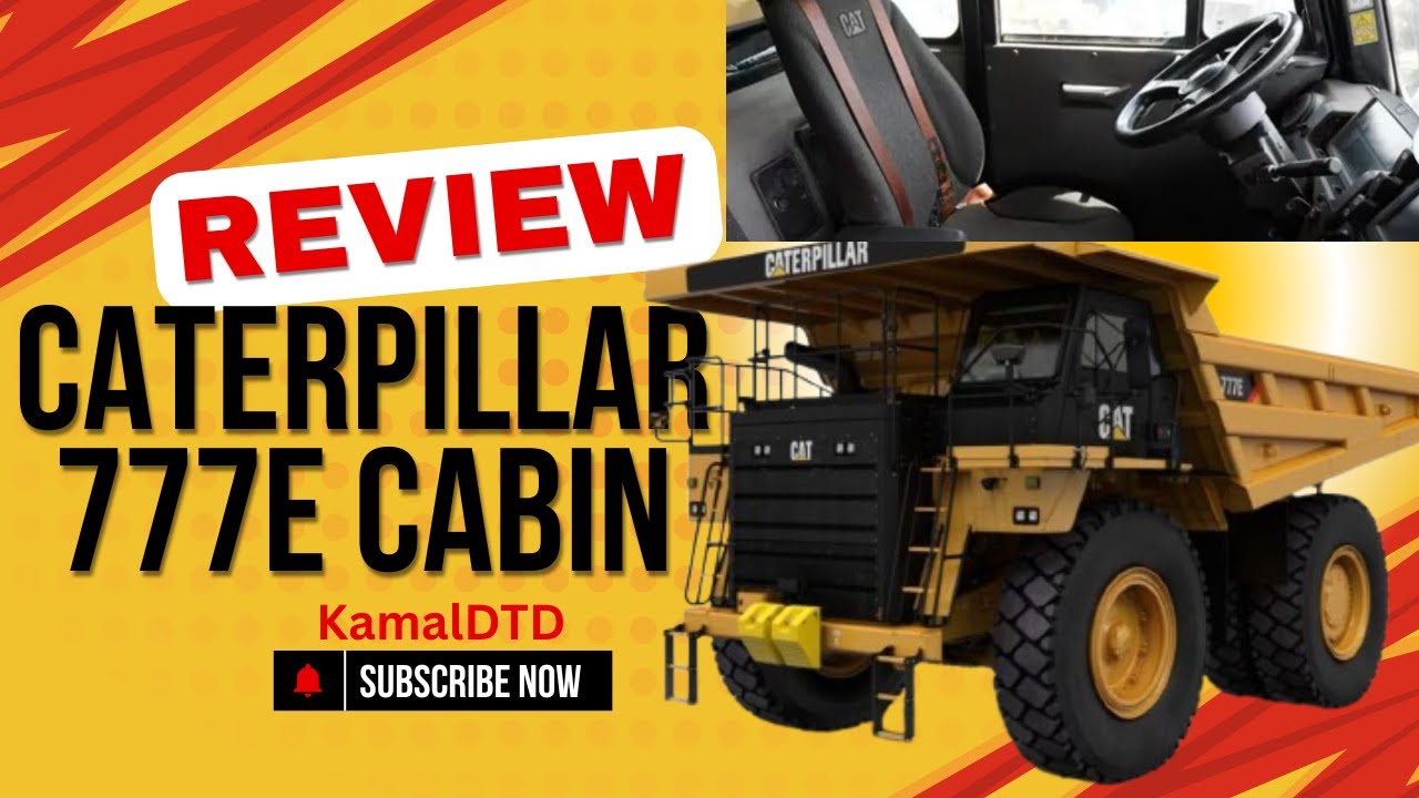 #video Caterpillar 777E Mining Truck Cabin | Full Operator’s Review!
