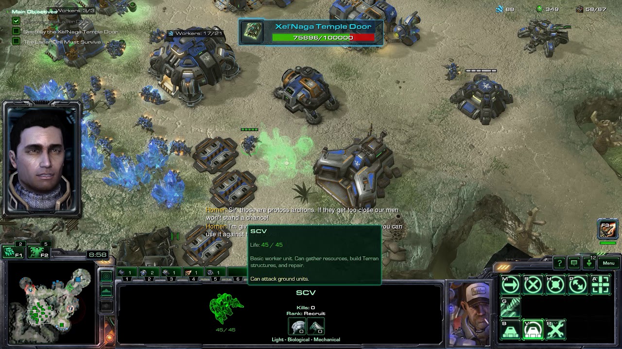StarCraft II: Wings of Liberty Campaign Mission 9 - The Dig