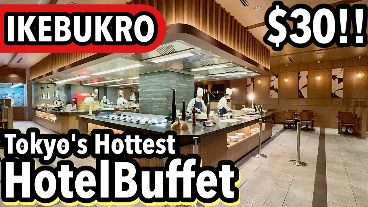 Big Appetite in Tokyo! My Dinner Buffet Challenge at Hotel Metropolitan