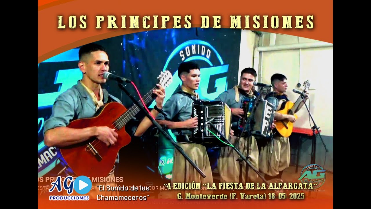 LOS PRINCIPES DE MISIONES EN VIVO | FIESTA DE LA ALPARGATA °4 EDICIÓN | (F. VARELA) 18 05 2025 💣💣💣