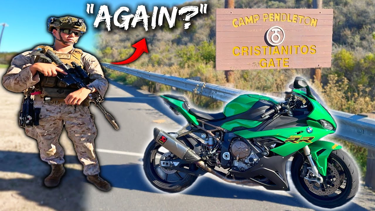 Riding My S1000rr BACK On Marine Corps Base in 2025...