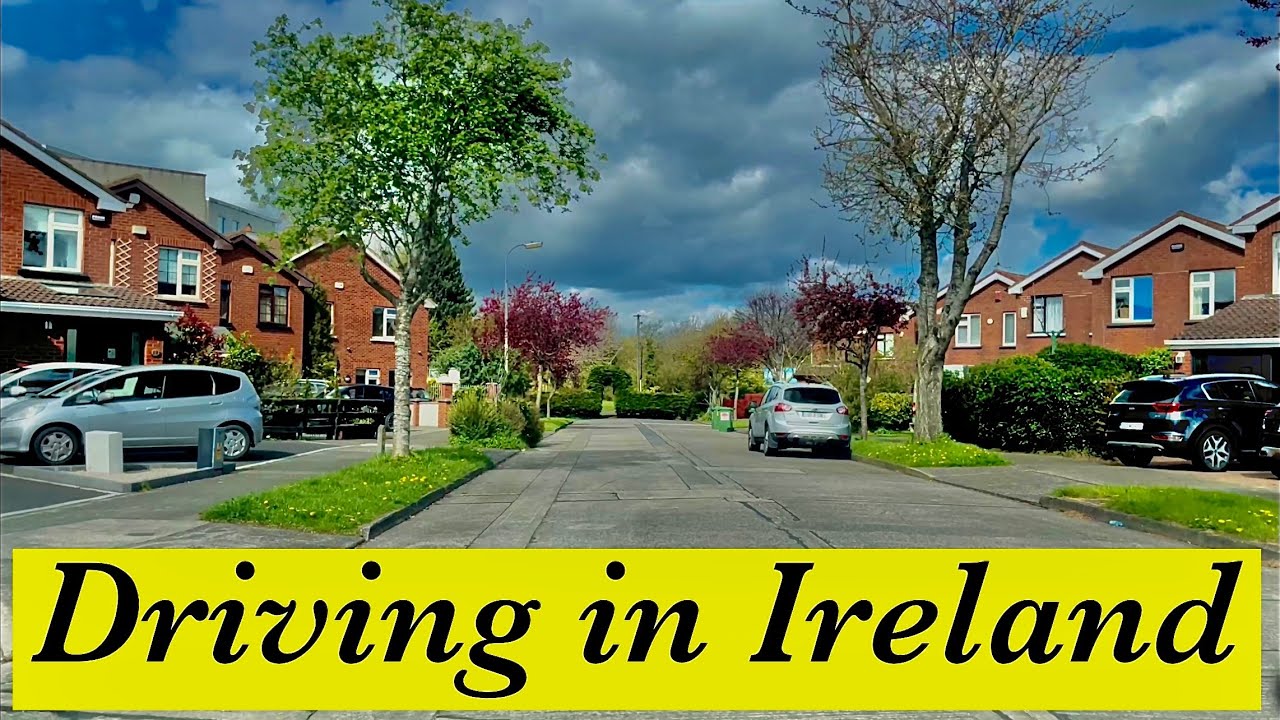 Driving tour of Dublin Ireland 🇮🇪 | Driving from Leixlip to clondalkin | 4K driving in Ireland