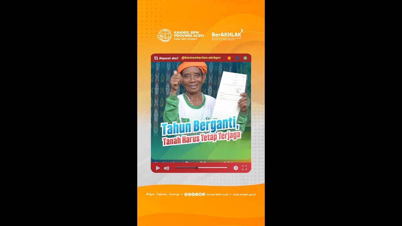 Sambut Tahun Baru 2026 Komitmen ATRBPN Hadirkan Layanan Pertanahan Terpercaya