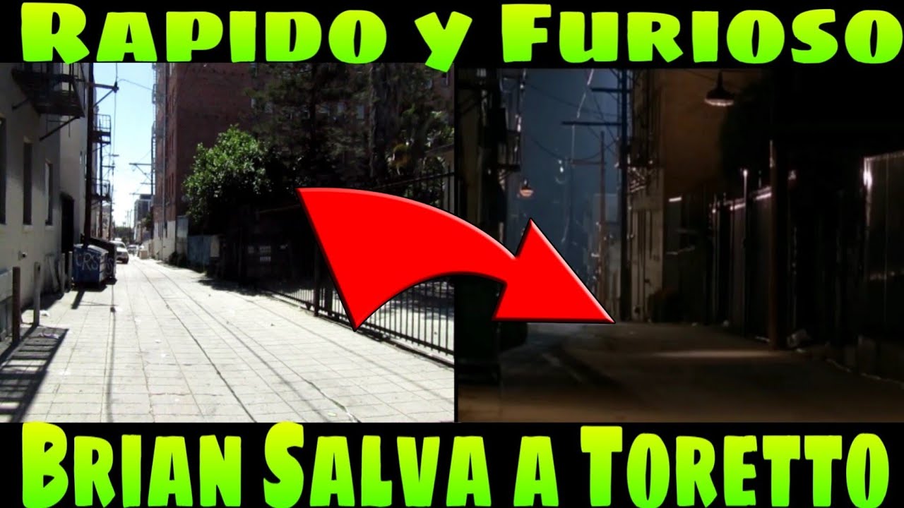 Lugares de la Película Rápido y Furioso | Brian Salva a TORETTO #PaulWalker#Toretto #RAPIDOYFURIOSO