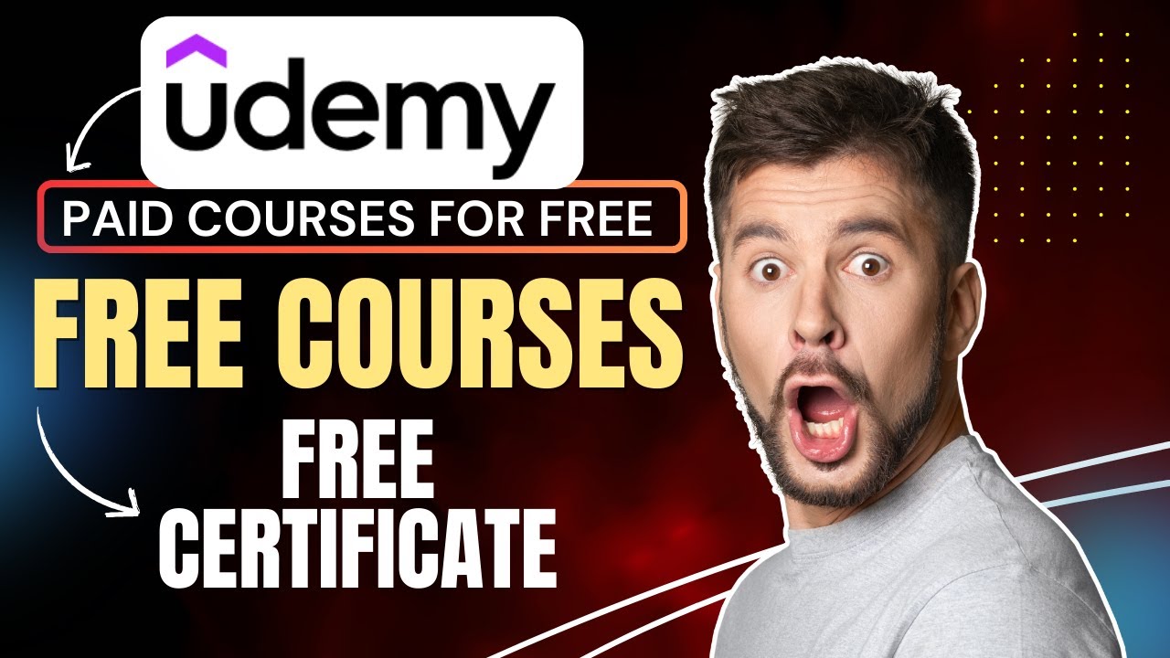 Udemy Free Courses with Certificate | Udemy Coupon Code 2024 📣 Free Certificate Courses