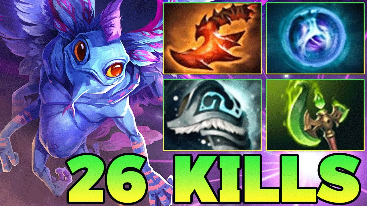 26 убийств Puck'а Эпическое возвращение Dota 2!! Puck Dota 2 Mid Pro Игровой процесс Руководство ...