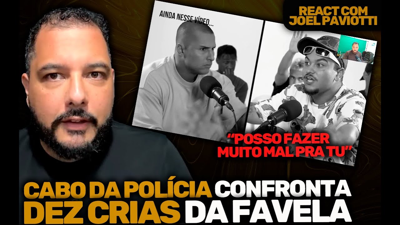 CABO PEREIRA X 10 CRIAS DA FAVELA - REACT COM JOEL PAVIOTTI