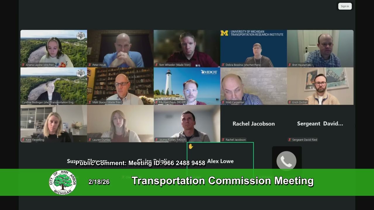 Transportation Commission Meeting 2/18/26
