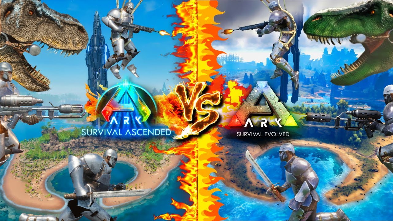 Ark Survival Ascended VS Ark Survival Evolved