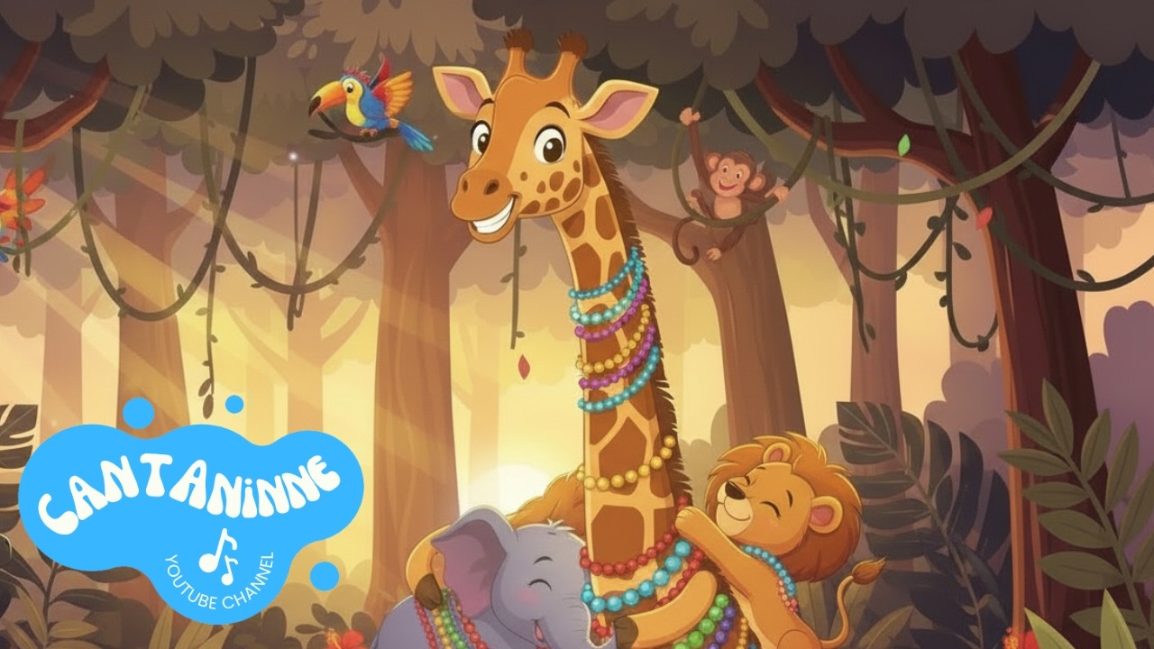 The Giraffe’s Necklaces | Kids Song