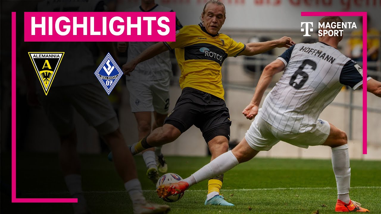 Alemannia Aachen - SV Waldhof Mannheim | Highlights 3. Liga | MAGENTA SPORT