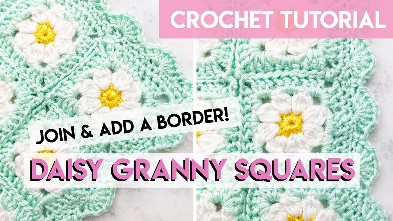 КАК ПРИСОЕДИНИТЬСЯ К DAISY GRANNY SQUARES | Узнайте, как присоединиться к Granny Squares | Просто...