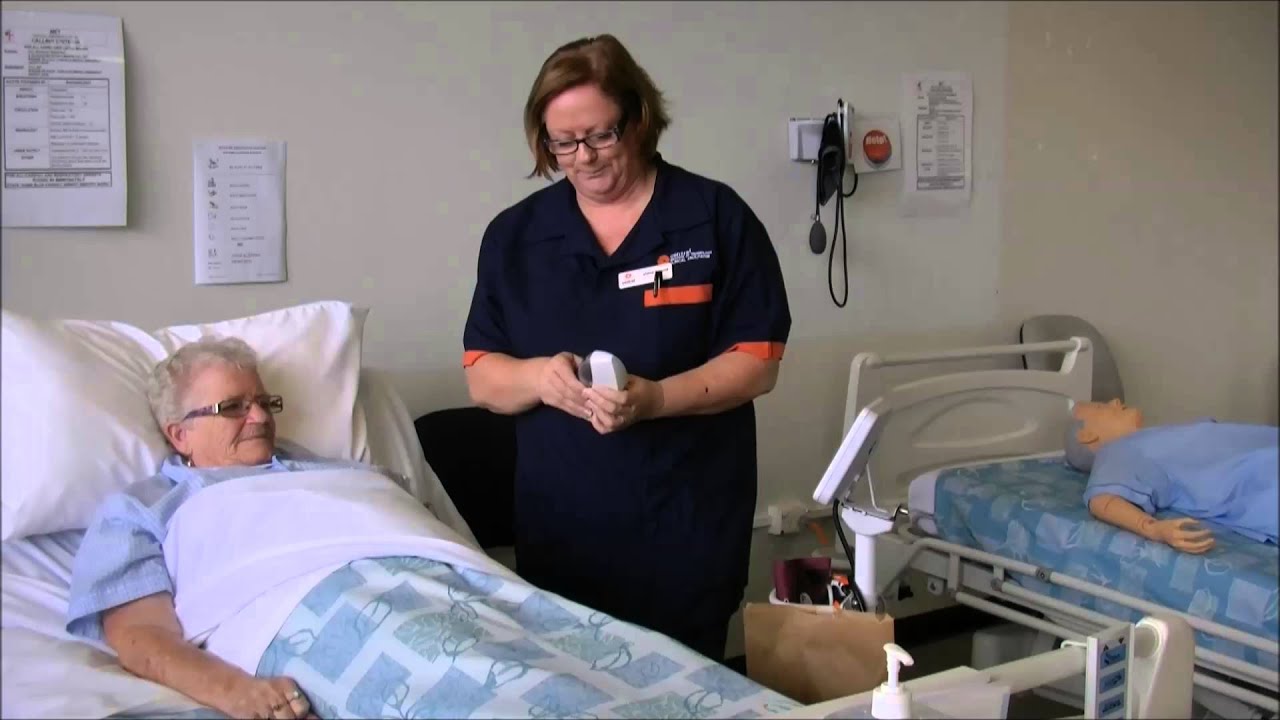 Measuring Body Temperature (Tympanic Thermometer)