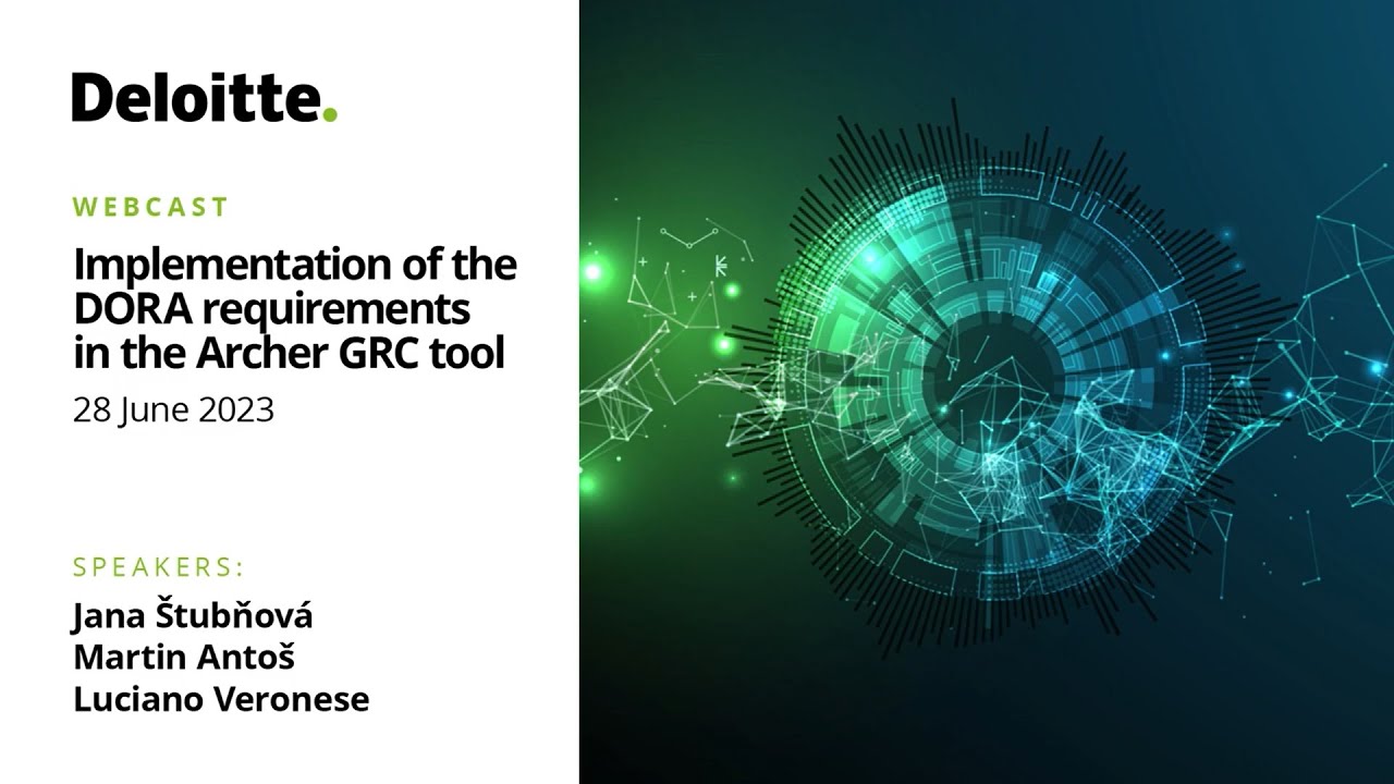 Implementation of the DORA requirements in the Archer GRC tool