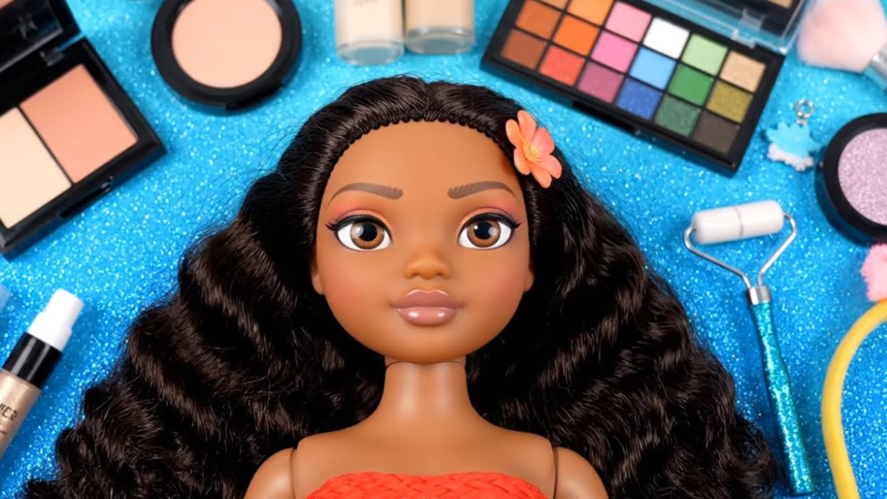 🌊 Moana Ocean Glow ASMR | Skincare & Makeup Ritual 🌺✨