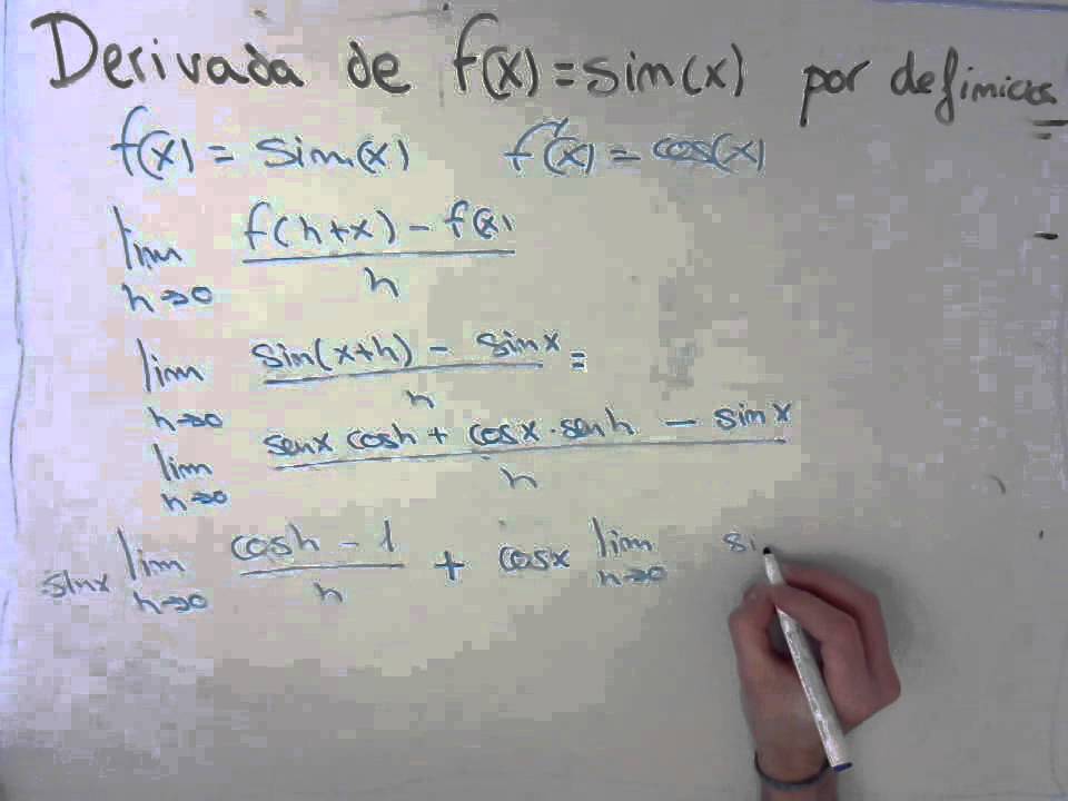 Derivada por definicion del SENO