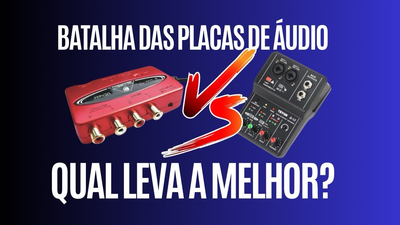 Behringer UCA222 ou Teyun Q12 qual a melhor placa pra usar com o Audio Evolution? 