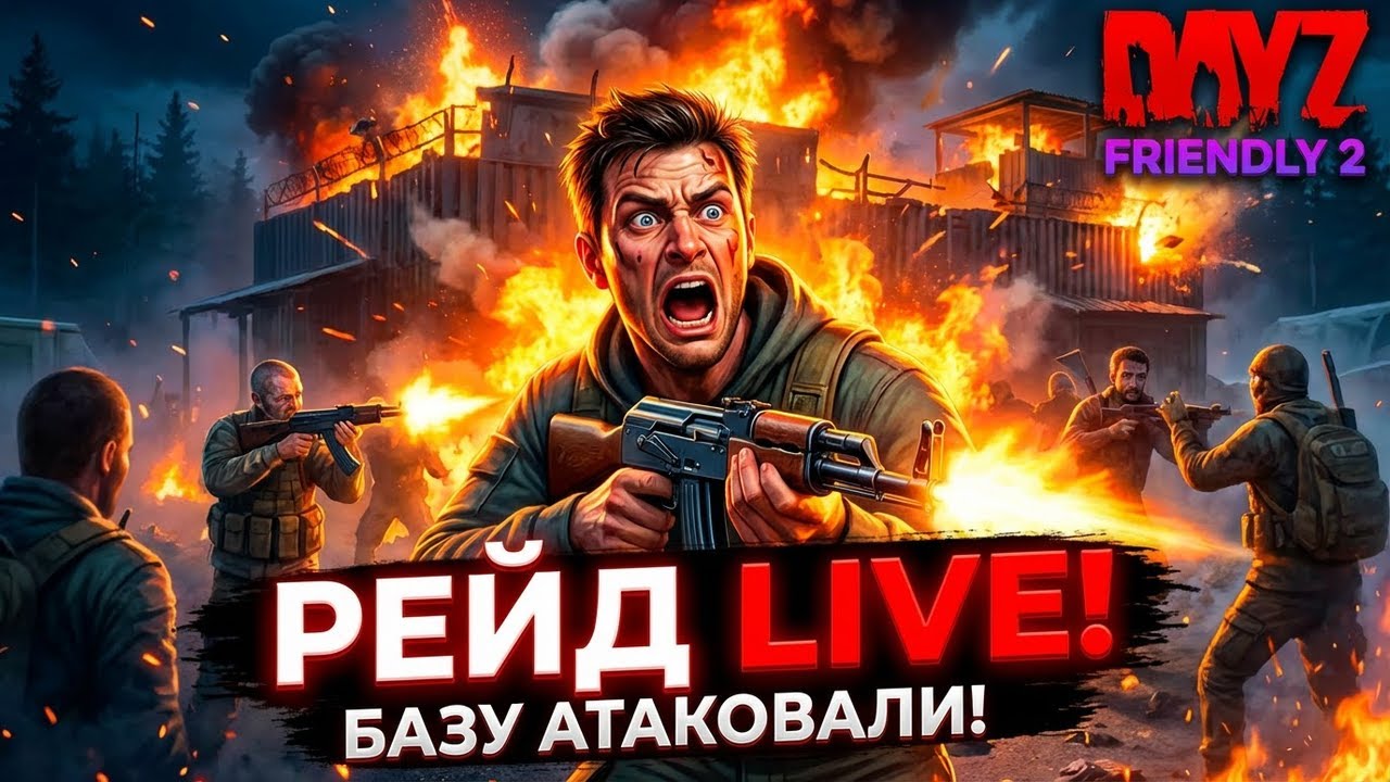 ОБЗОР ИНТЕРЕСНОГО PVE СЕРВЕРА! РЕЙД БАЗ В ДЕЙЗ | DAYZ FRIENDLY 2 PVE | DayZ LIVE 1440р