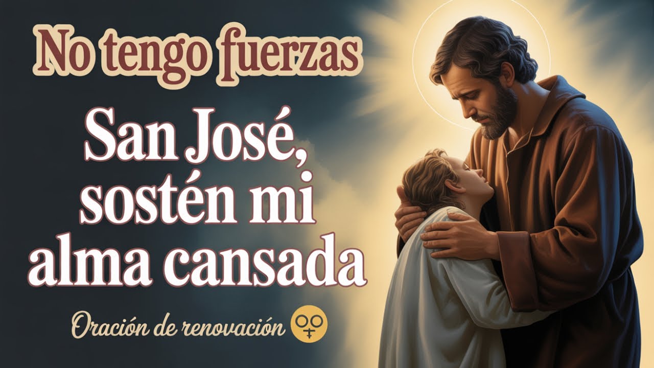 No Tengo Fuerzas 🙏 | San José – Oración Poderosa para el Alma Cansada | Oración a San José Profunda