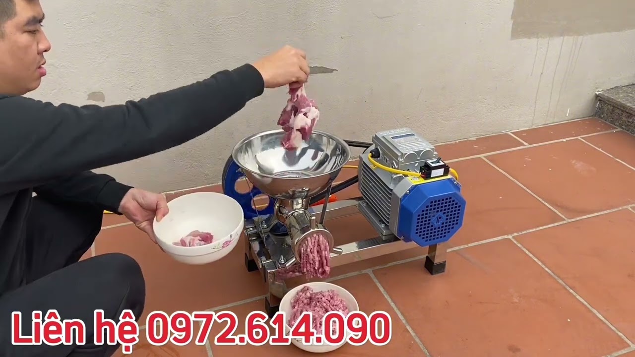 Máy đùn thịt, máy đùn xương, máy xay cá, máy xay xôi, máy xay cua, máy xay ốc, máy siết mỡ